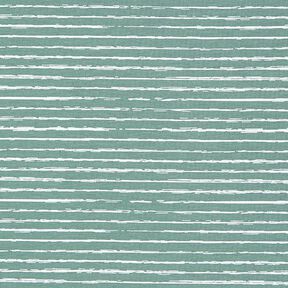 Cotton Jersey Scribble Stripes – reed, 