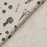 Decor Fabric Half Panama Haberdashery – natural/black,  thumbnail number 4