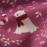 Organic Cotton Poplin autumn forest animals – purple,  thumbnail number 2