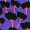 Lenzing Ecovero™ Poppies | Nerida Hansen – lilac/black,  thumbnail number 2