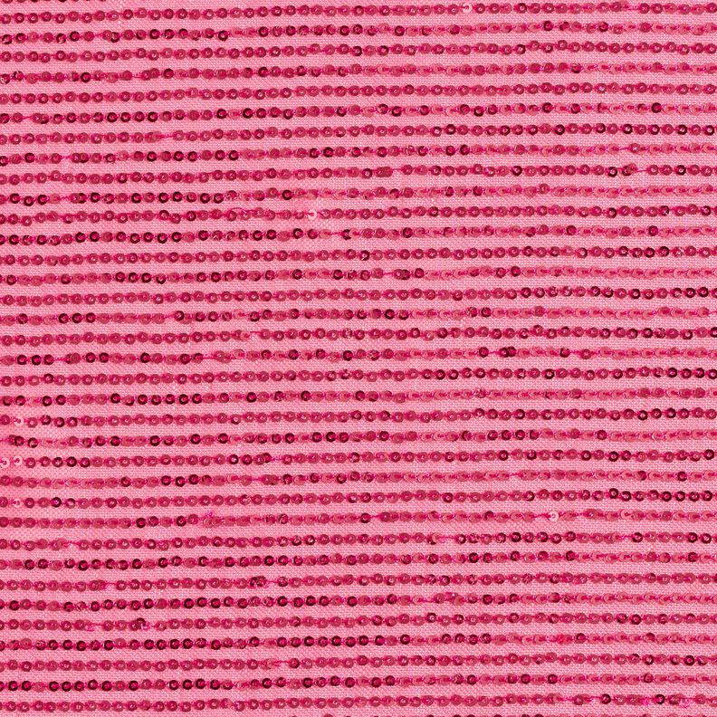 Sequin fabric vertical stripes – intense pink,  image number 1