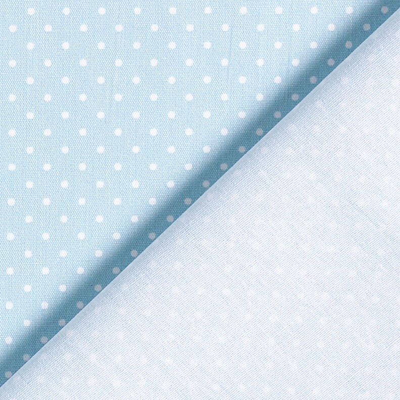 Cotton Poplin Little Dots – light blue/white,  image number 4