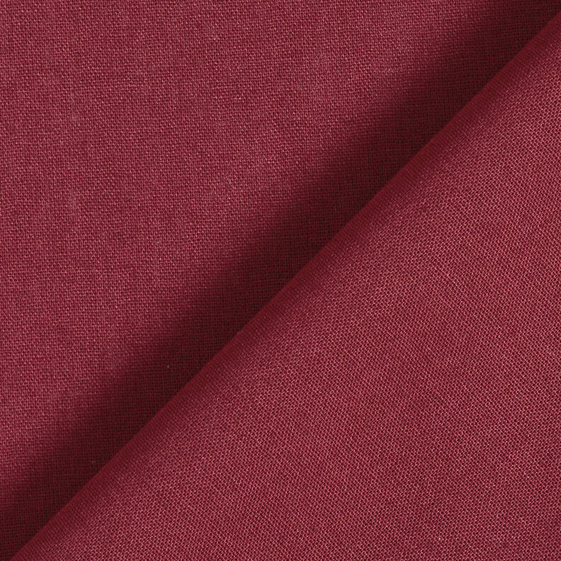 Cotton Cretonne Plain – burgundy,  image number 3