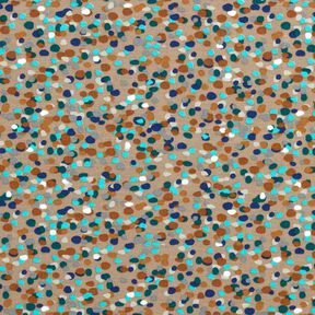 Cotton Jersey colourful confetti – dune/blue spruce, 