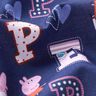 Cotton Poplin Peppa Pig Letters Licensed Fabric | ABC Ltd – indigo,  thumbnail number 2