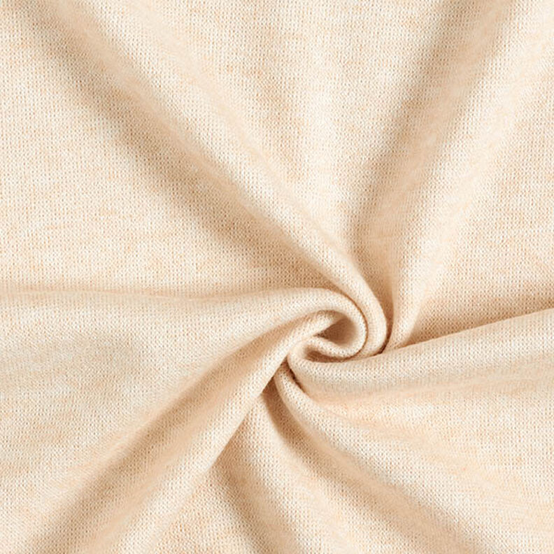 Knit Fabric Viscose Blend Mottled – cream,  image number 1