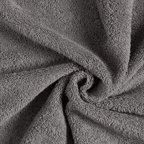 Towelling Fabric – dark grey, 