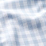 Cotton Vichy check 1 cm – light wash denim blue/white,  thumbnail number 2