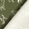 Decor Fabric Canvas Dogs – dark pine/cream,  thumbnail number 4