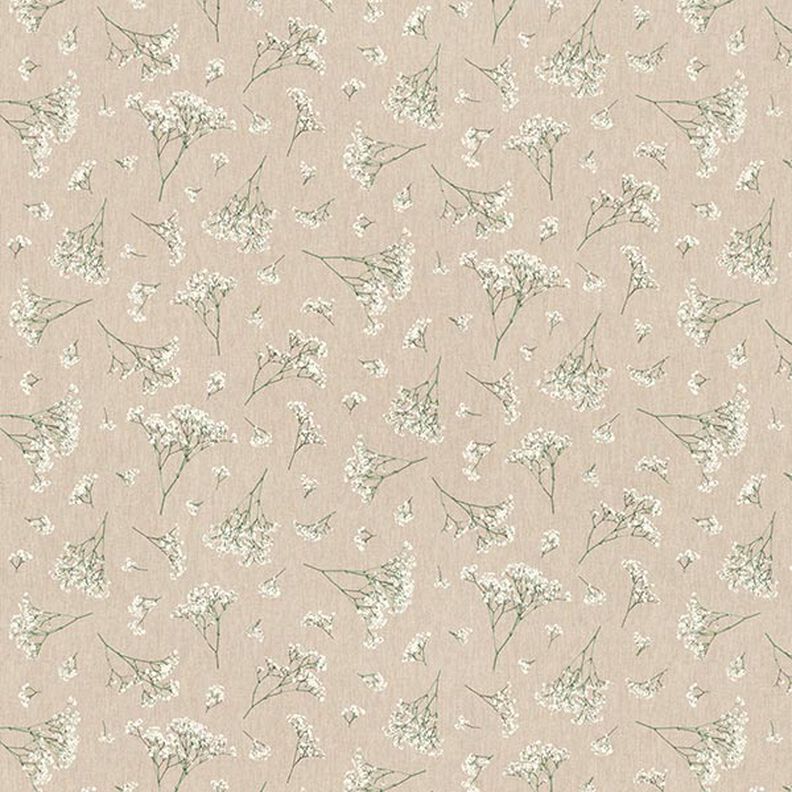 Gypsophila Half Panama Decor Fabric – natural,  image number 1