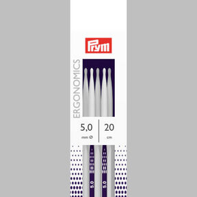 5.0 | 20 cm Sock Knitting Needle Ergonomics | Prym, 