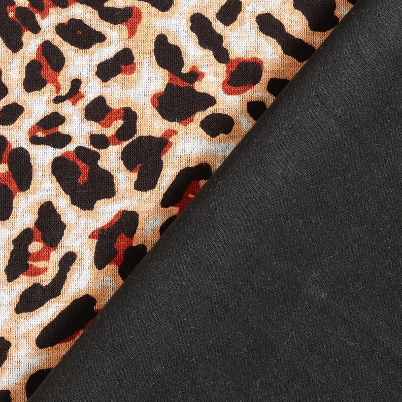 Viscose Jersey small leopard print – terracotta/apricot,  image number 4