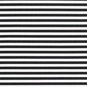 Swimsuit fabric narrow stripes – black/white, 
