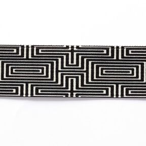 Labyrinth Elastic [ 3,5 cm ] – black/white, 
