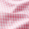 Cotton Vichy check 0,5 cm – pink/white,  thumbnail number 2