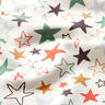 Cotton Flannel colourful stars – ivory,  thumbnail number 2