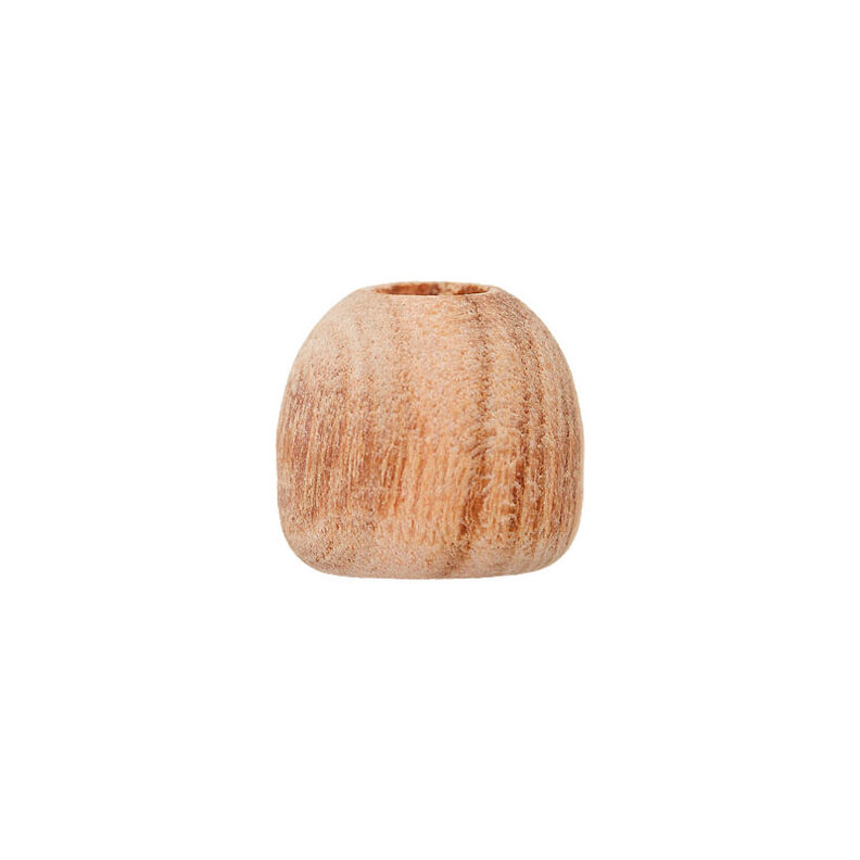 Cord End Olivewood [Opening: 4 mm] – natural,  image number 1