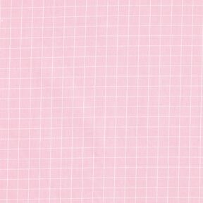 Cotton Cretonne Grid check – light pink, 