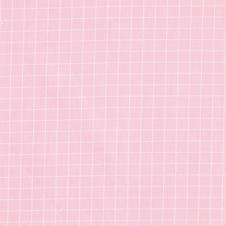 Cotton Cretonne Grid check – light pink,  image number 1