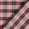 Flannel Check and Herringbone – burgundy/dark grey,  thumbnail number 4