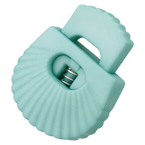 Cord Stopper Shell [Opening: 8 mm] – pale mint, 