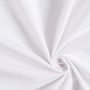 Linen Cotton Blend Plain – white, 