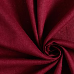 Lightweight linen blend pre-washed – burgundy, 