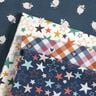 Cotton Flannel colourful stars – ivory,  thumbnail number 5