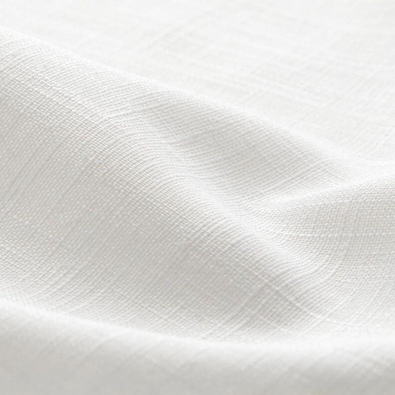 Linen fabric Ramie mix medium – white,  image number 2