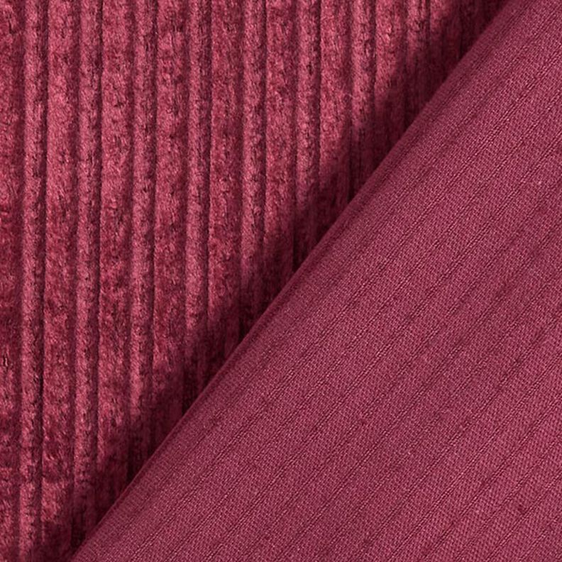 Plain Cotton Viscose Blend Stretch Cord – burgundy,  image number 3