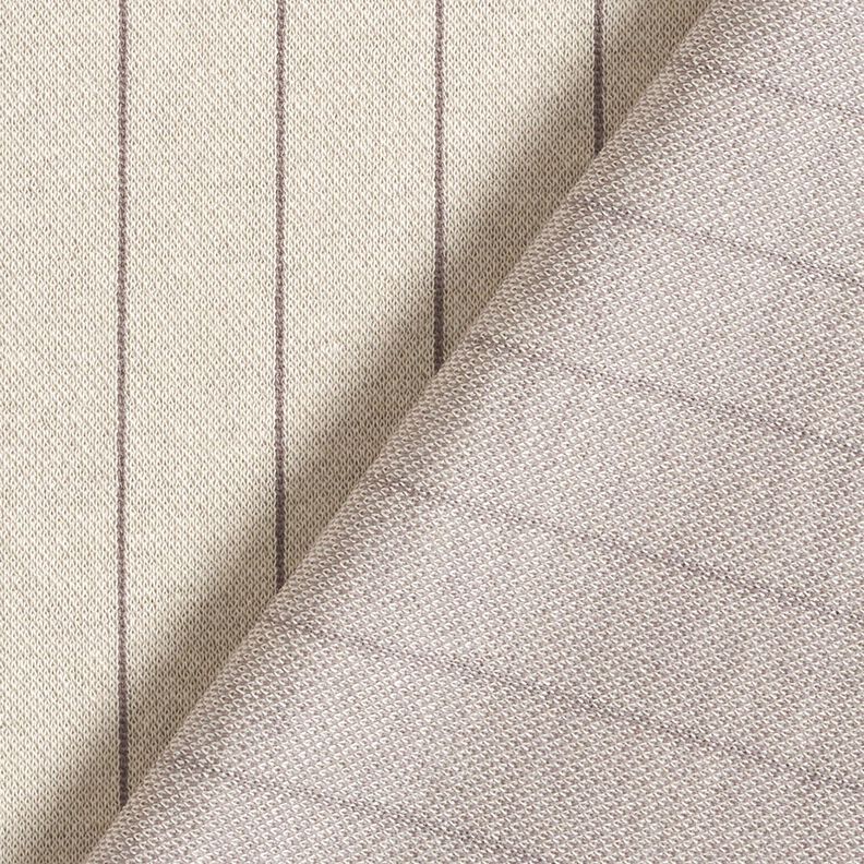 Knitted jacquard pinstripe – beige/dark brown,  image number 4