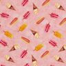 Cotton Poplin ice lolly Digital Print – dusky pink,  thumbnail number 1