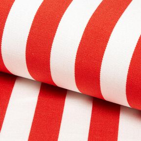 Outdoor Deckchair fabric Longitudinal stripes 44 cm – red, 