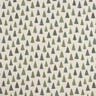 Decor Fabric Half Panama discreet fir trees – natural/green,  thumbnail number 1