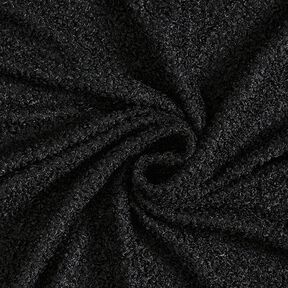 Plain Bouclé Knit – black, 
