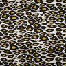 Viscose Jersey large leopard spots – light grey/curry yellow,  thumbnail number 1