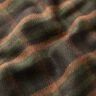 Coat fabric double-face tartan – terracotta/fir green,  thumbnail number 3