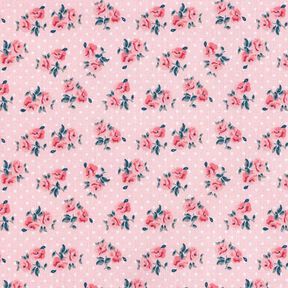 Cotton Cretonne Small Roses – pink, 