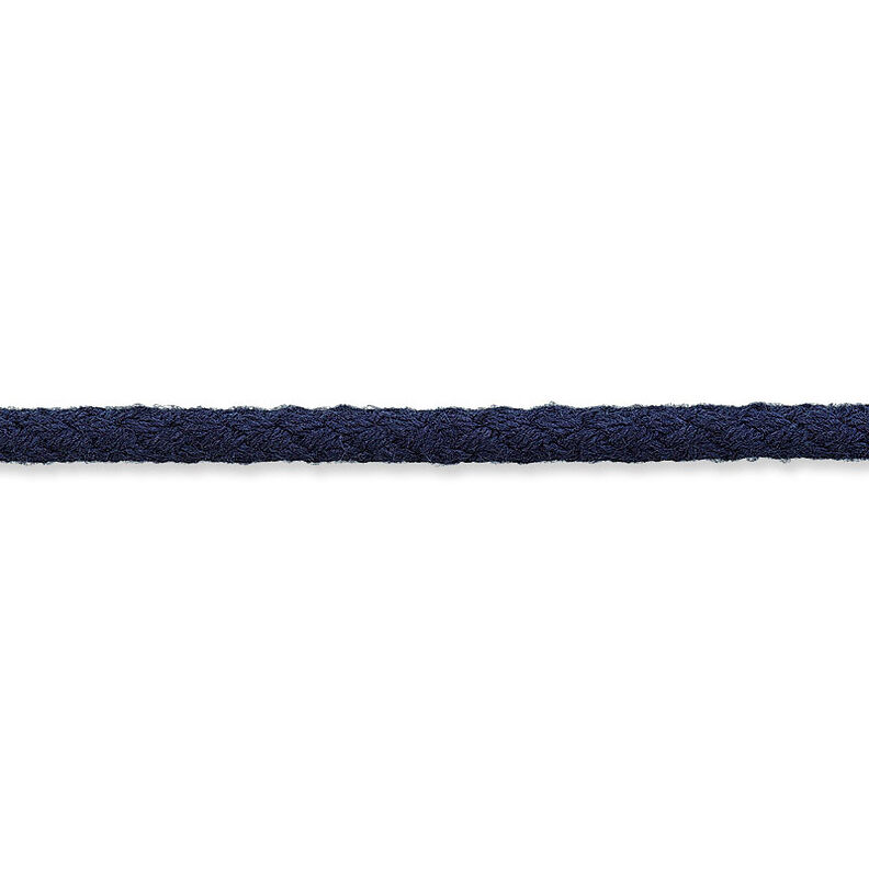 Cotton cord [Ø 3 mm] – navy blue,  image number 1