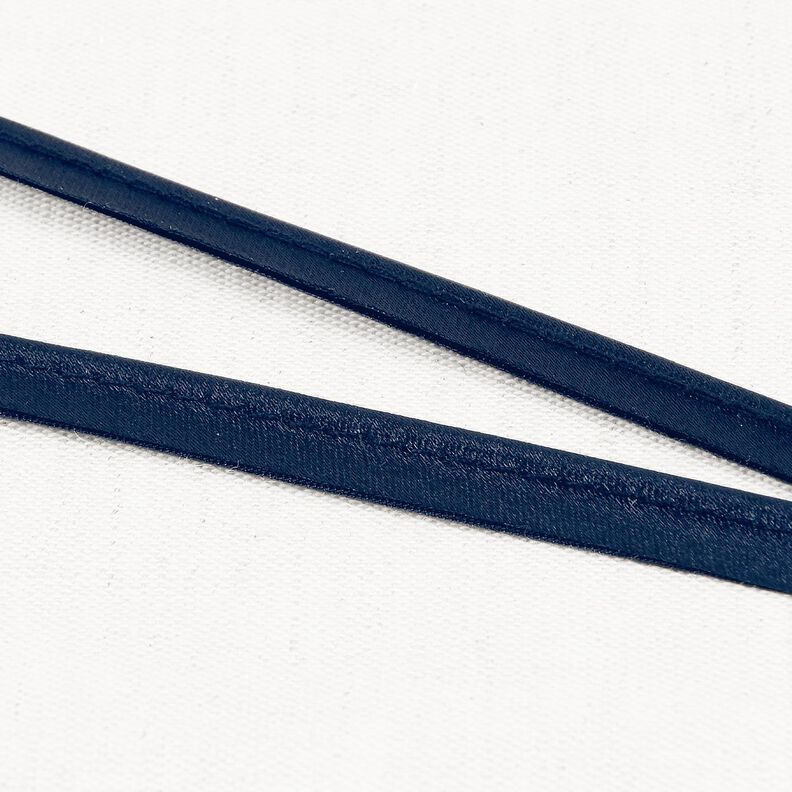 Satin Piping [10 mm] – navy blue,  image number 1