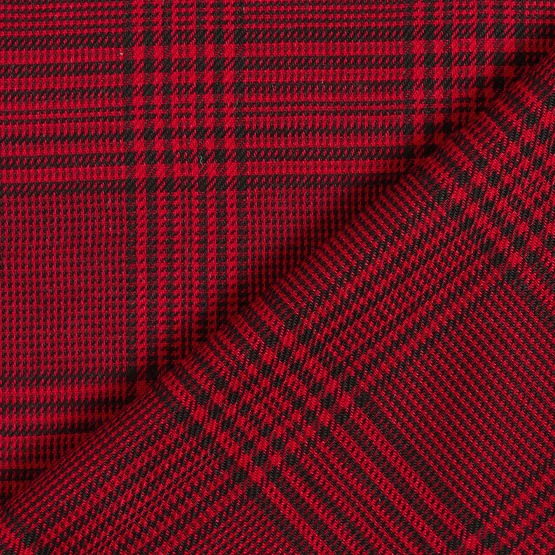 viscose fabric Glen Plaid – chili,  image number 5