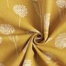 Decor Fabric Half Panama dandelions – natural/curry yellow,  thumbnail number 4