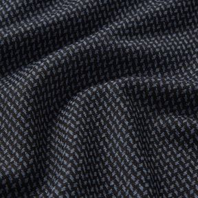 Jacquard knit mini Salmis – black/blue grey, 