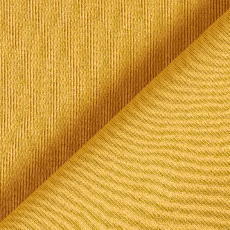 Fine rib Cotton Jersey – mustard,  image number 3