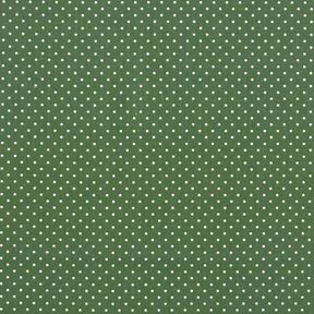 Cotton Poplin Little Dots – dark green/white, 
