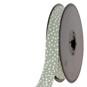 Bias binding scattered dots [20 mm] – light khaki, 