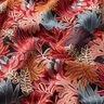 Decor Fabric Jacquard Jungle Leaves – black/carmine,  thumbnail number 2