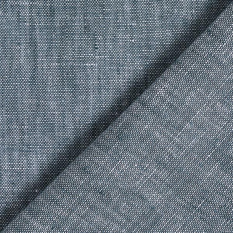 Mottled pure linen – denim blue,  image number 4