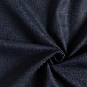 Linen fabric Stretch – navy blue, 