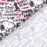 Cotton poplin licensed fabric Snoopy graffiti | Peanuts ™ – white,  thumbnail number 4